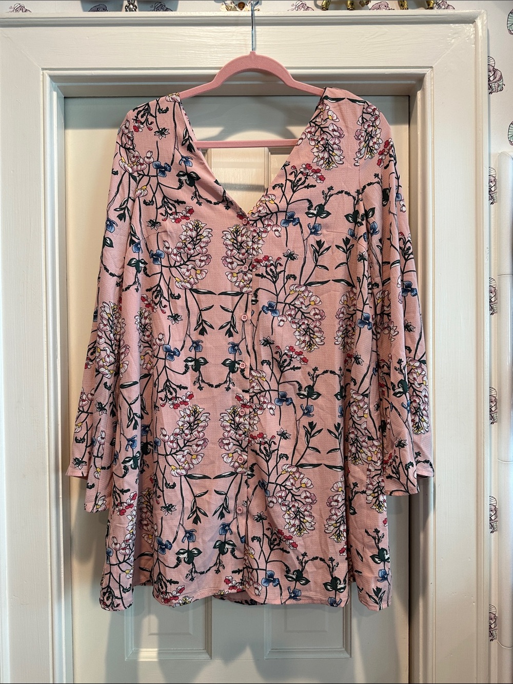 Glamorous Pink Floral Mini Dress